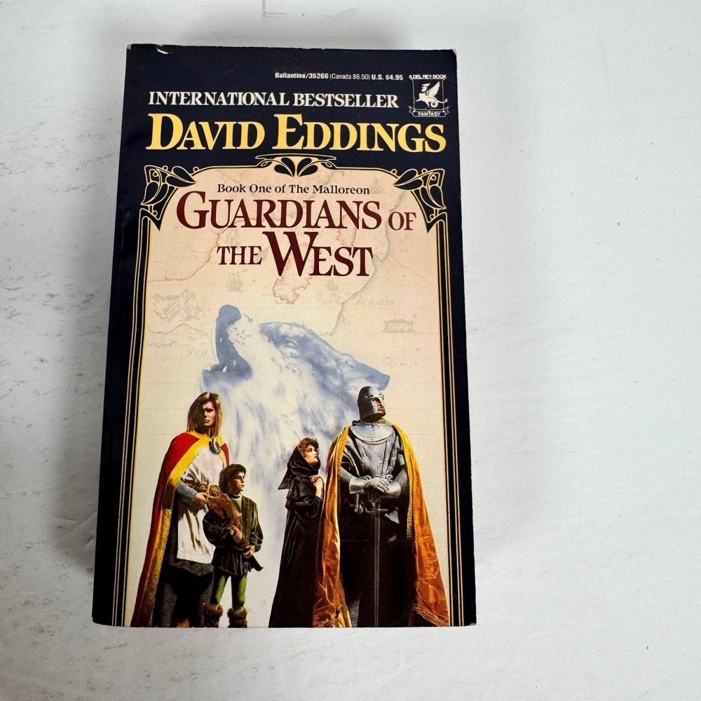 Guardians of the West David Eddings 1989 6th Printing The Malloreon Del Rey